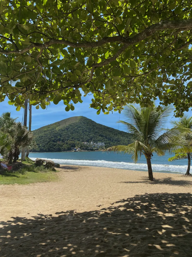 Praia de Martim de Sá, em Caraguatatuba